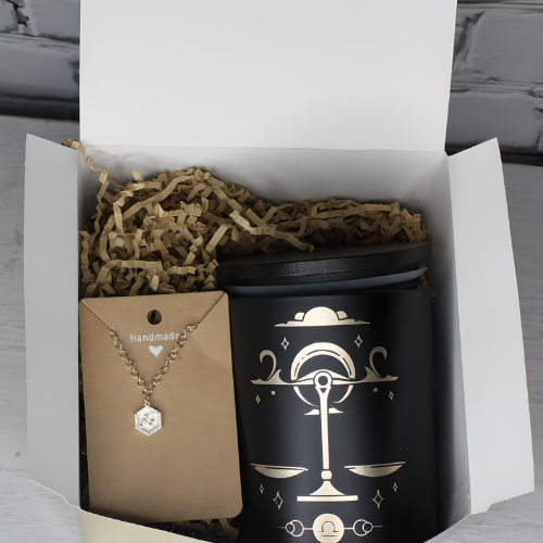 Libra Gift Set- Candle & Star Constellation Choker