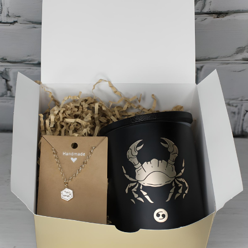 Cancer Gift Set- Candle & Star Constellation Choker