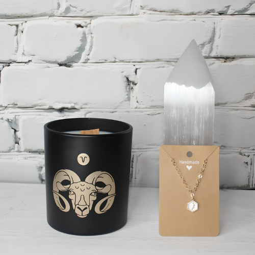 Aries Gift Set- Candle & Star Constellation Choker
